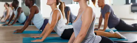 Acondicionamiento físico en grupo con soporte musical