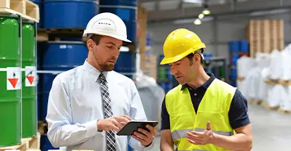 Seguridad en el almacén de productos químicos
