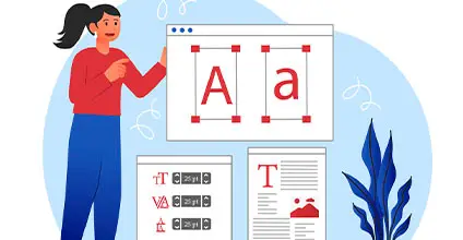 Composición de pantallas y animación de fuentes para proyectos audiovisuales multimedia