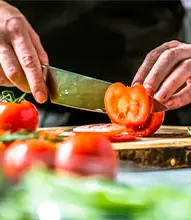 Cocina vegetariana en restauración