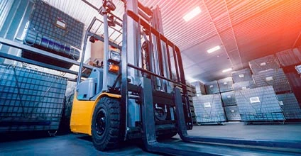 Manipulación de cargas con carretillas elevadoras