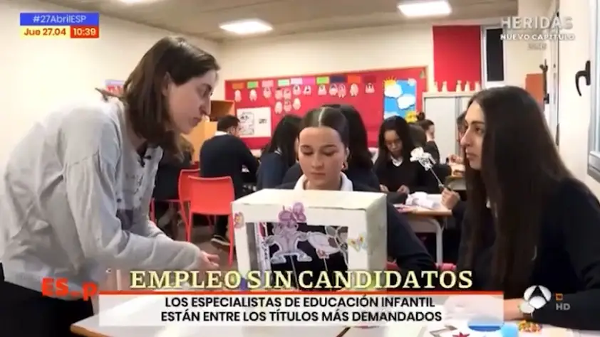 Técnico superior en Educación Infantil, un perfil muy demandado en el mercado laboral