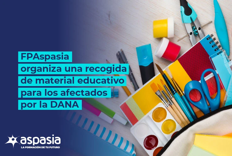 FPAspasia organiza una recogida de material educativo para los afectados por la DANA