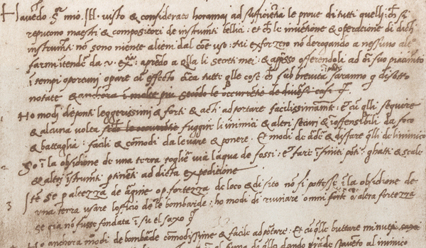 Carta Leonardo Da Vinci